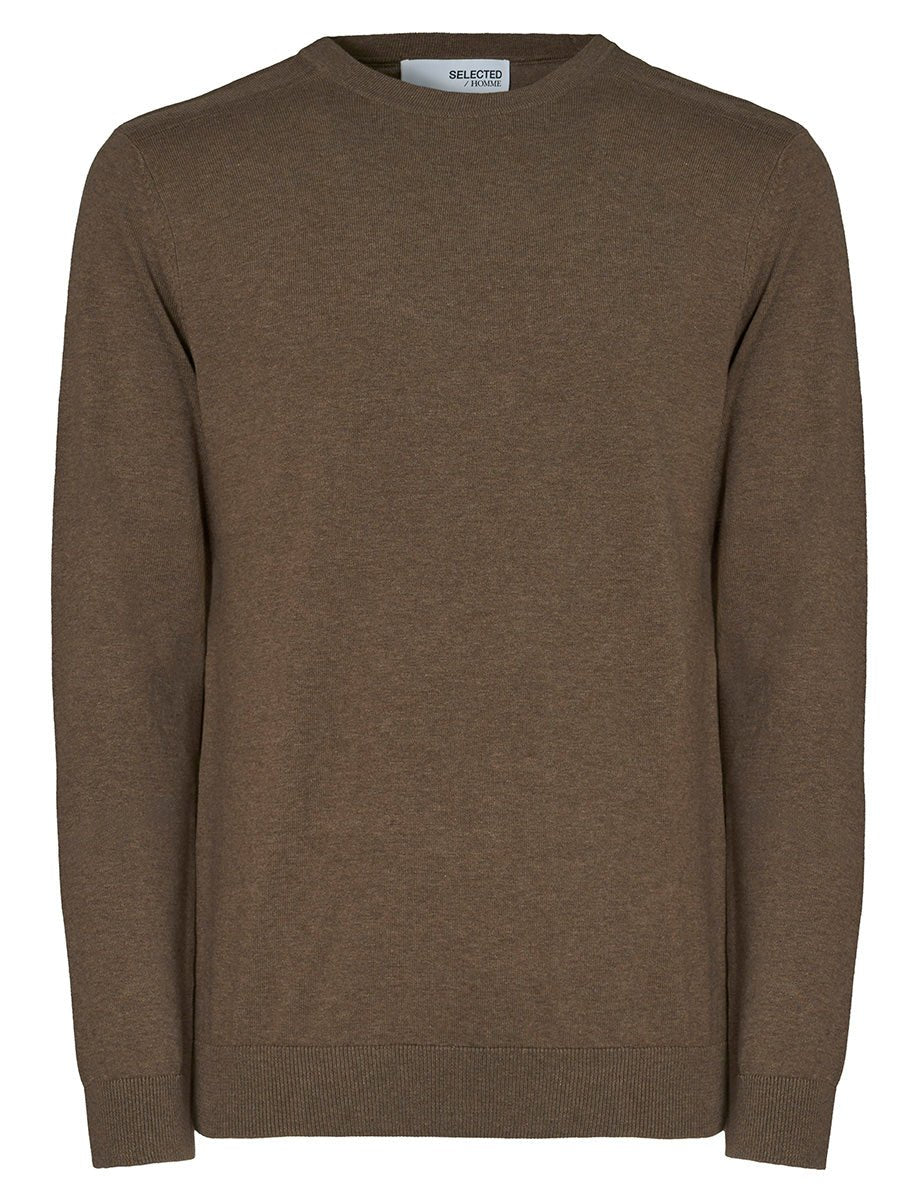 pullover girocollo berg teak - selected - pullover