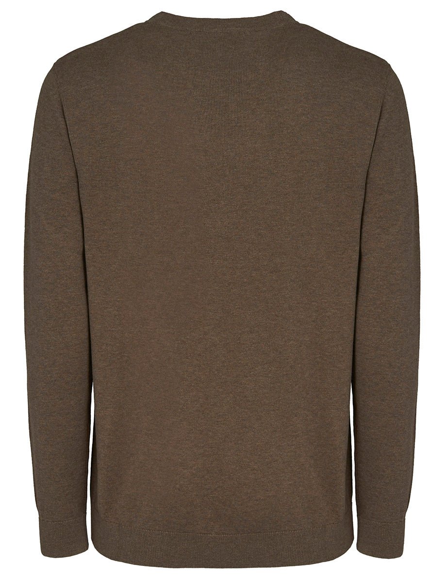 pullover girocollo berg teak - selected - pullover