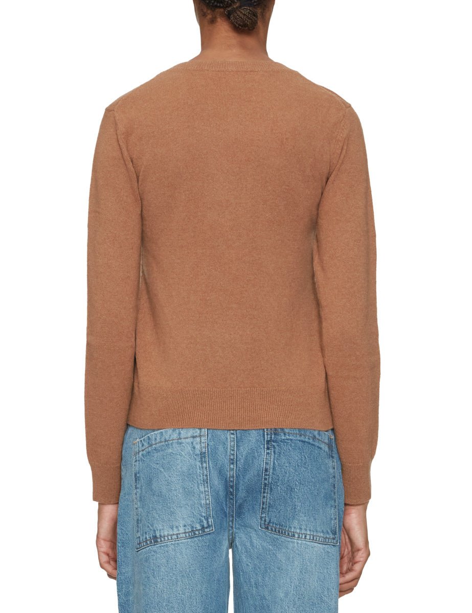 pullover girocollo catelina kaki - absolut cashmere - pullover