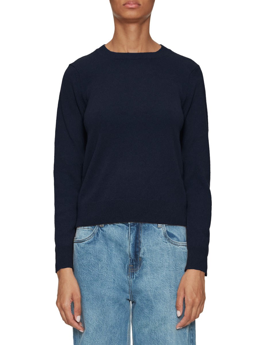 pullover girocollo catelina navy - absolut cashmere - pullover