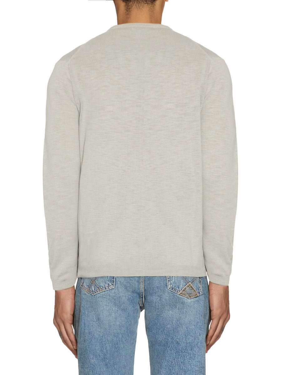 pullover girocollo cotone fiammato vapore - blufrida - pullover