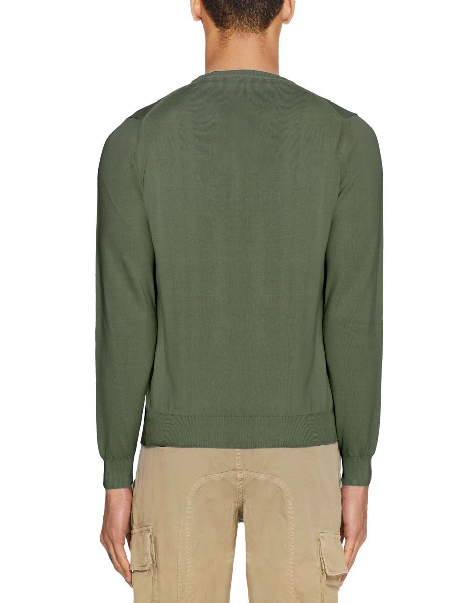 pullover girocollo maglia rasata militare - blufrida - pullover