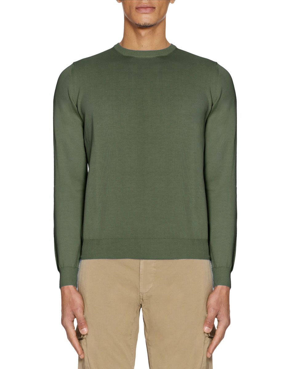 pullover girocollo maglia rasata militare - blufrida - pullover