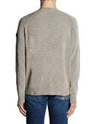 pullover girocollo rollino ciniglia taupe - rrd - pullover