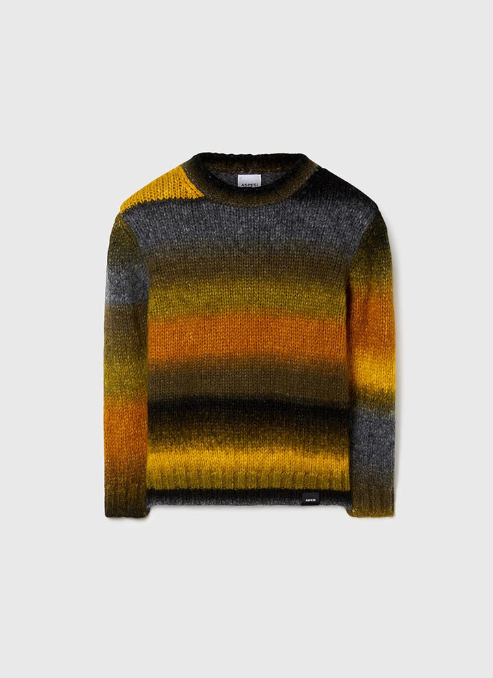 pullover girocollo sfumato - aspesi - pullover