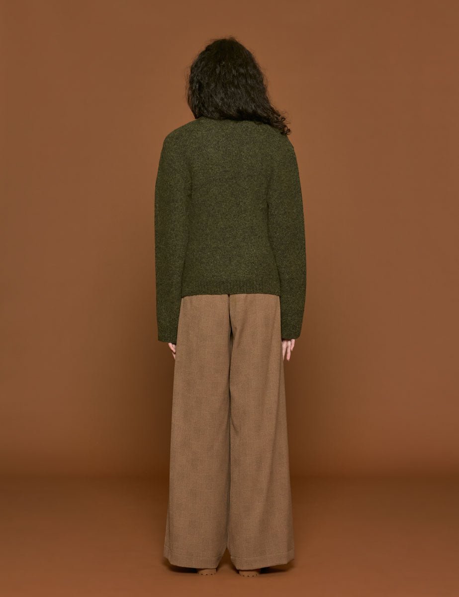 pullover girocollo verde - n21 alessandro dell'acqua - pullover