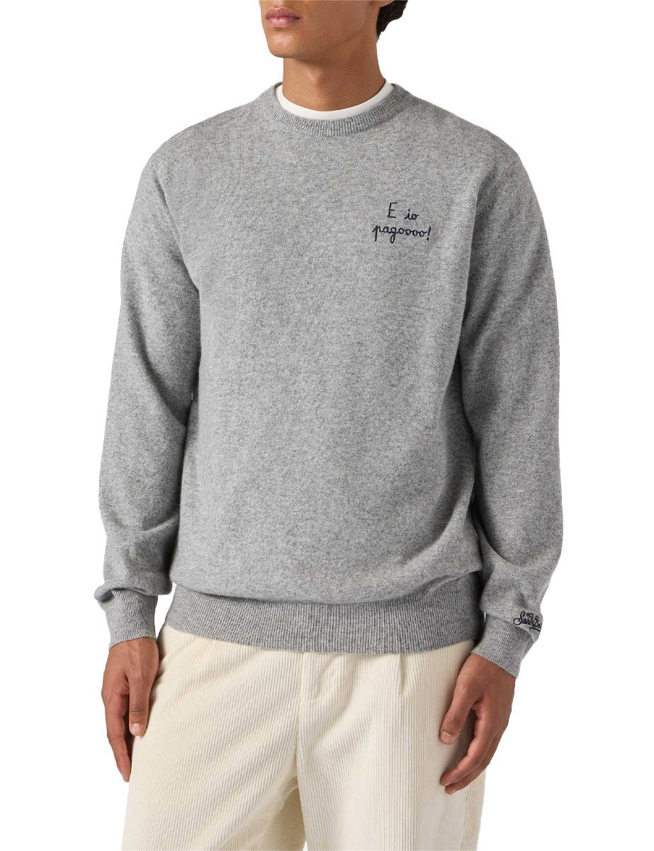 pullover heron light yuppies grey melange - st. barth - pullover