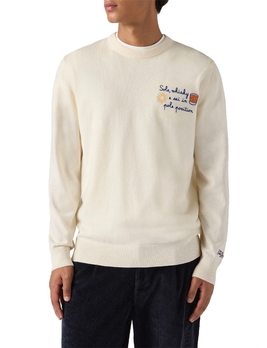 pullover heron sole poleposition off white - st barth - pullover