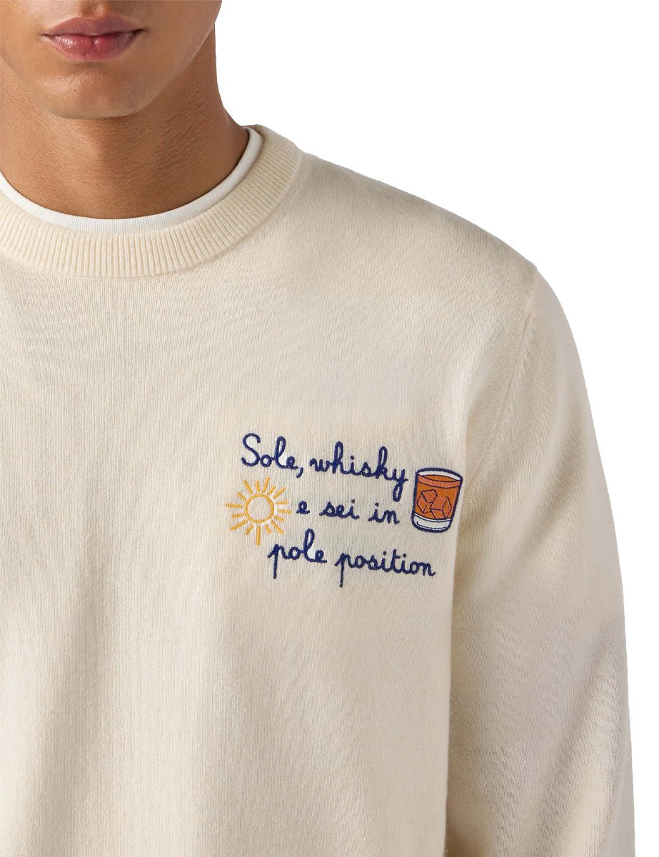 pullover heron sole poleposition off white - st barth - pullover