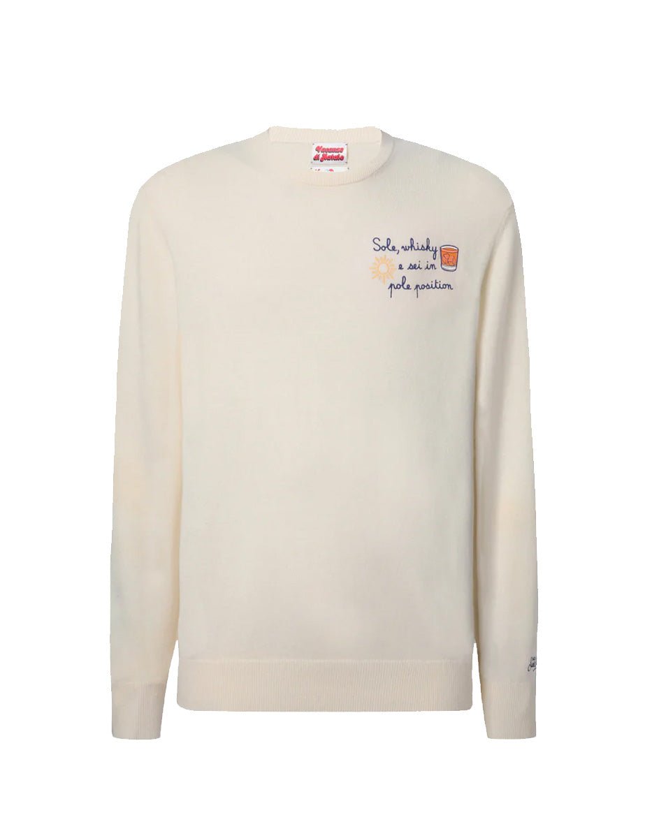 pullover heron sole poleposition off white - st barth - pullover