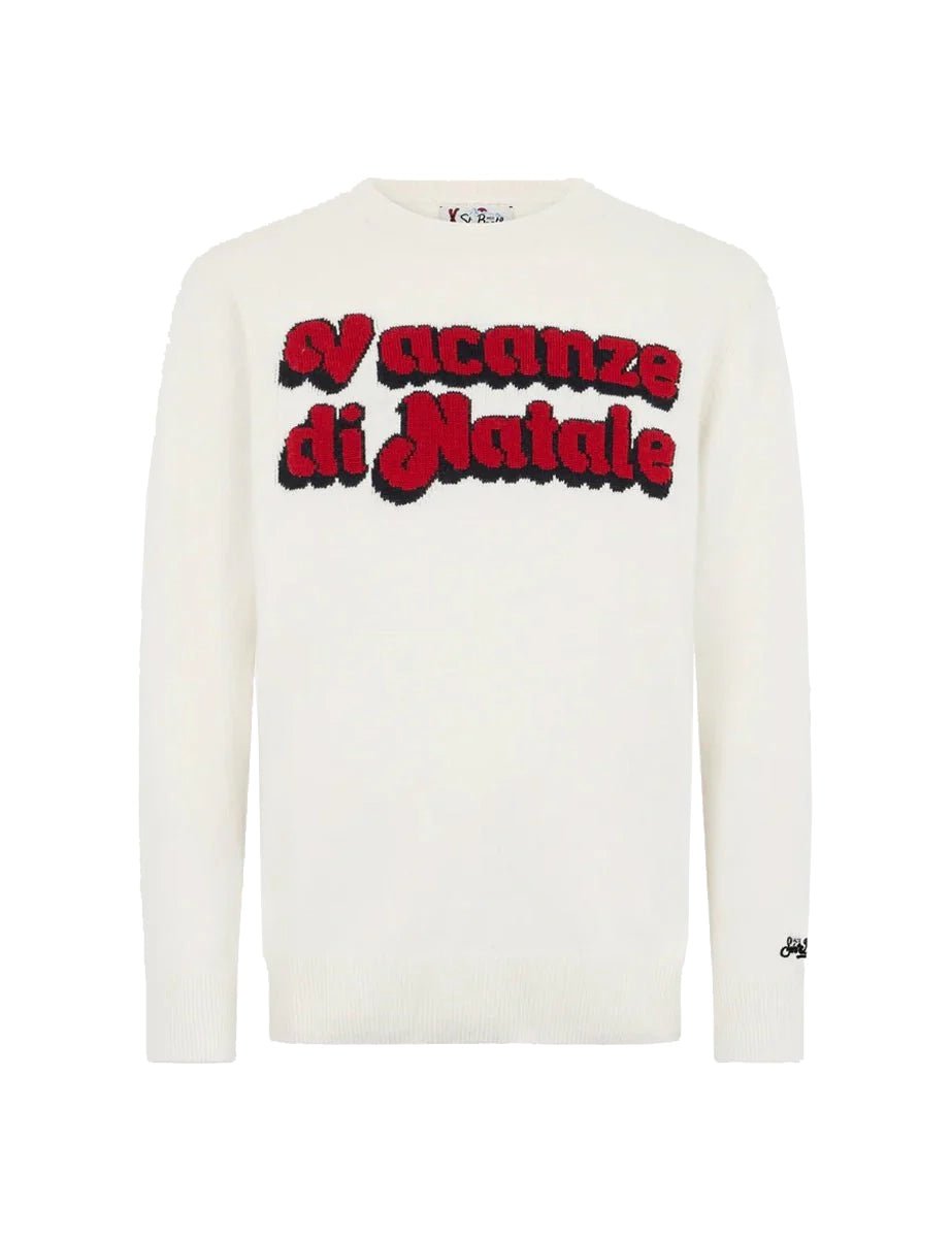 pullover heron vacanze off white - st. barth - pullover