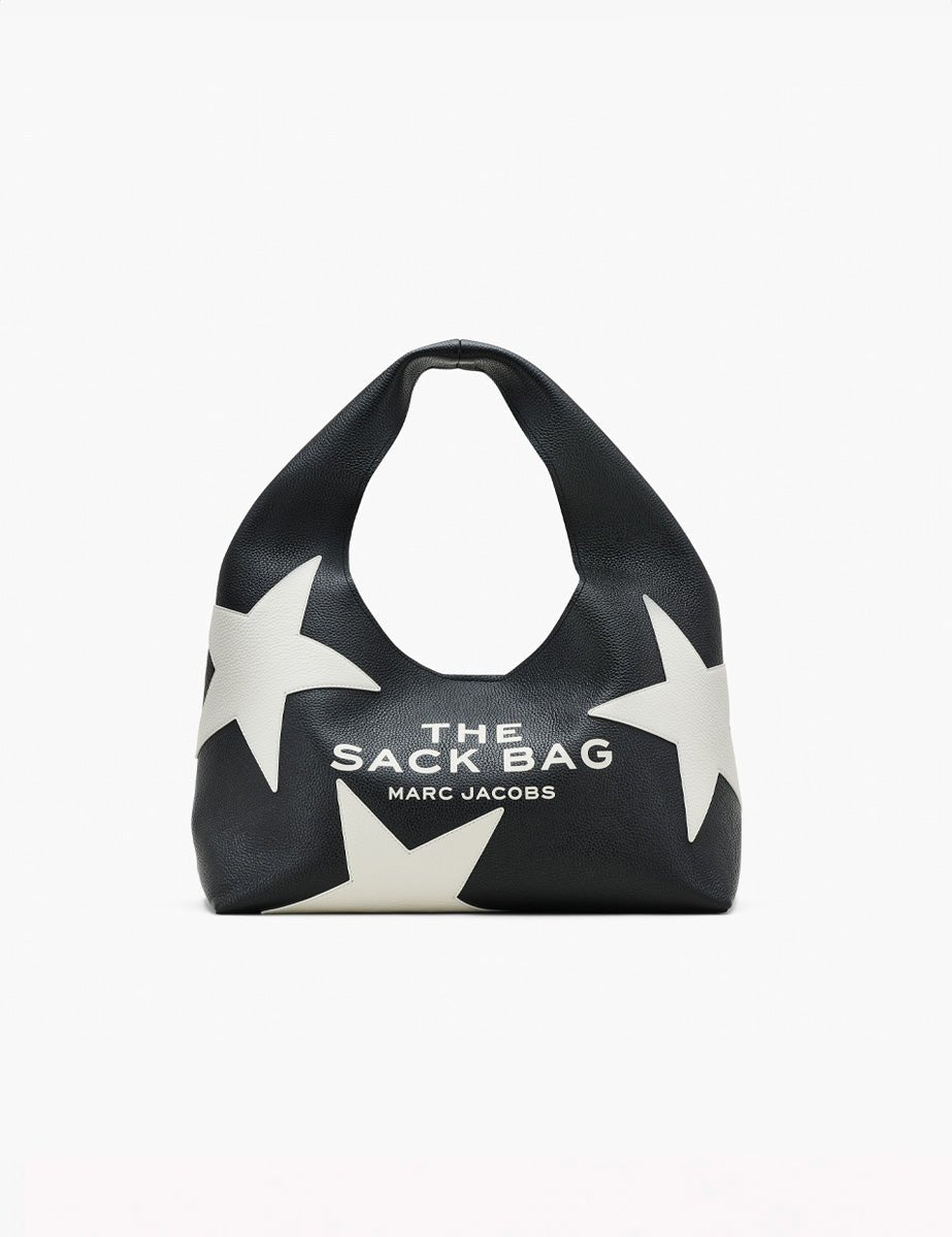 sack bag star patchwork black white - marc jacobs - shopper