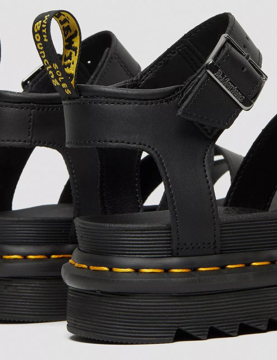 sandalo blaire black hydro - dr martens - platform