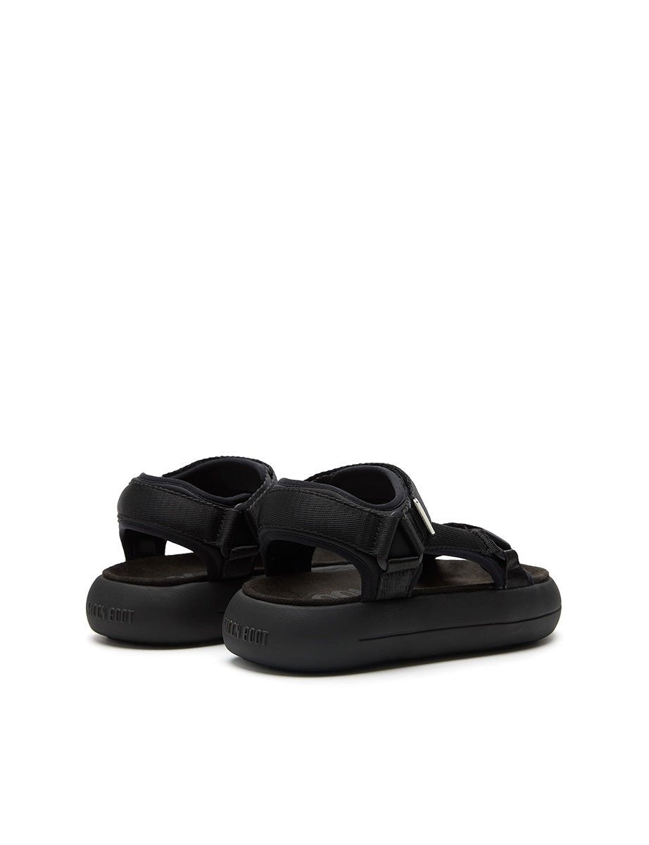 sandalo fussbett cinturino nero - moon boot - platform
