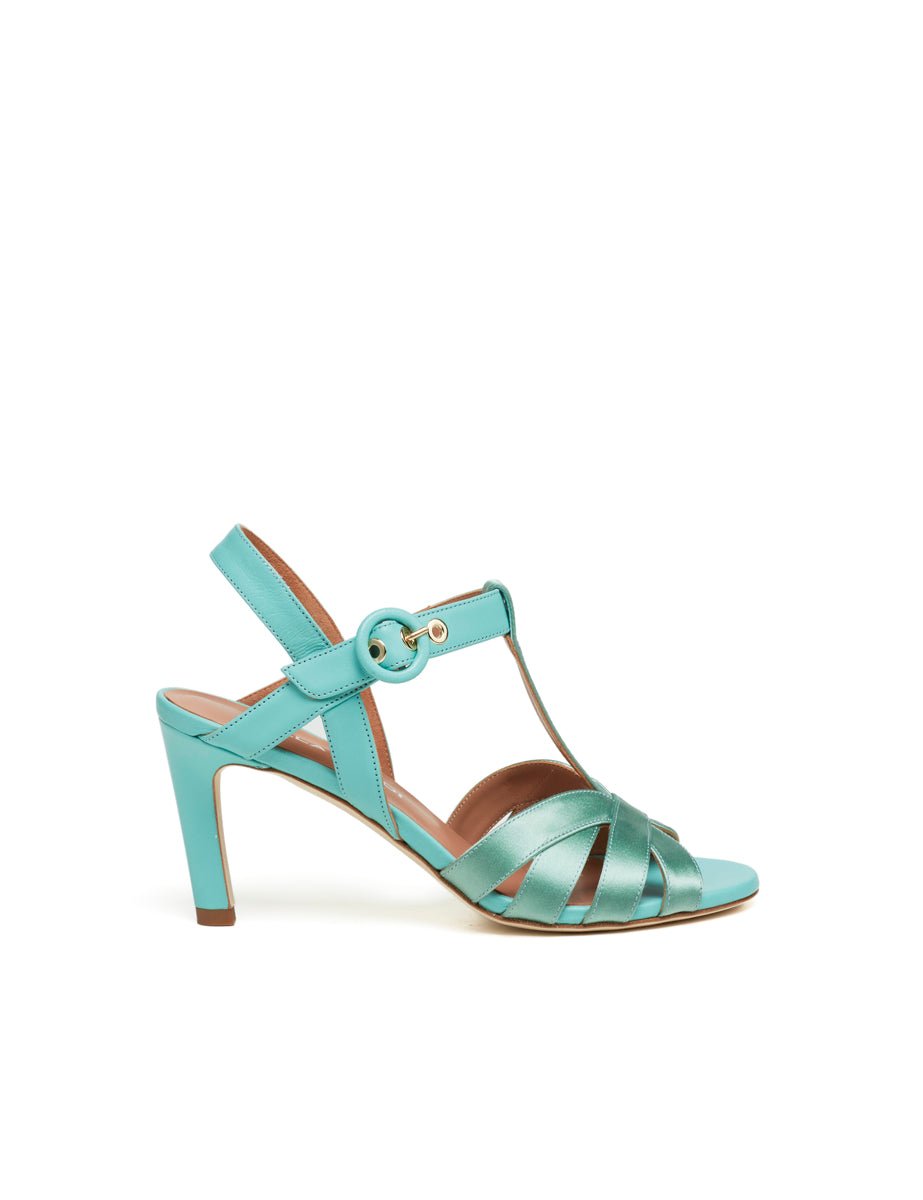 sandalo raso pelle moonlight - lella baldi - sandalo tacco