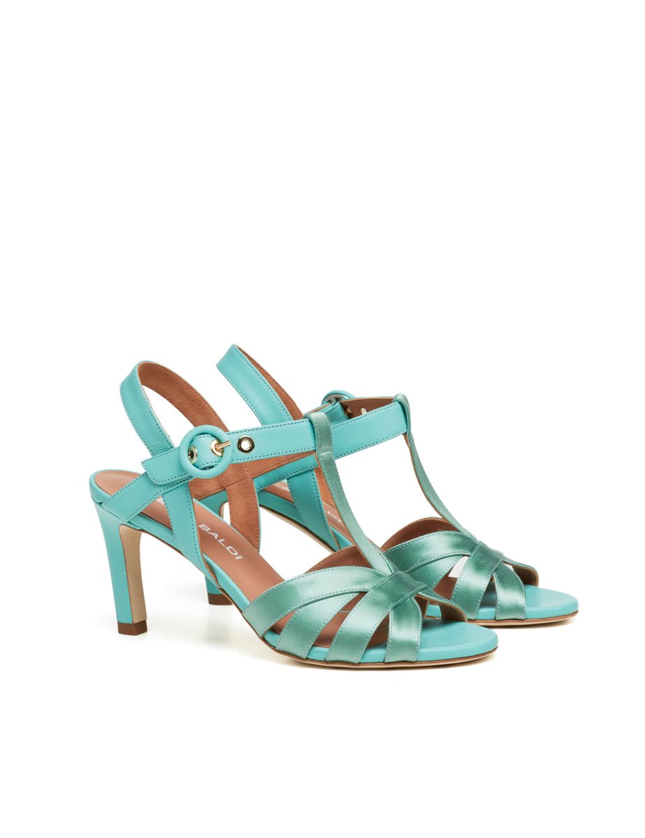 sandalo raso pelle moonlight - lella baldi - sandalo tacco
