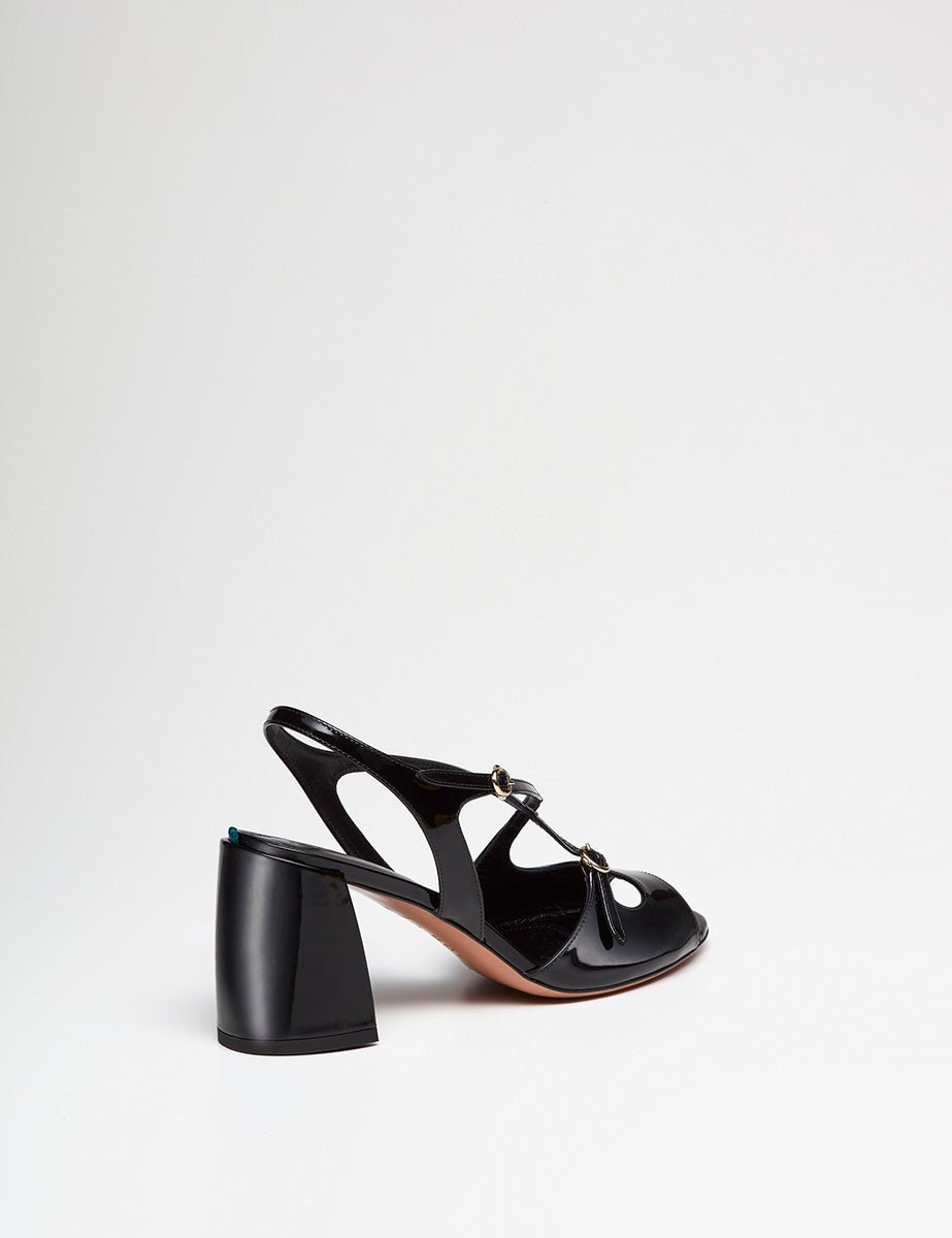 sandalo tacco nero - a.bocca - sandalo tacco