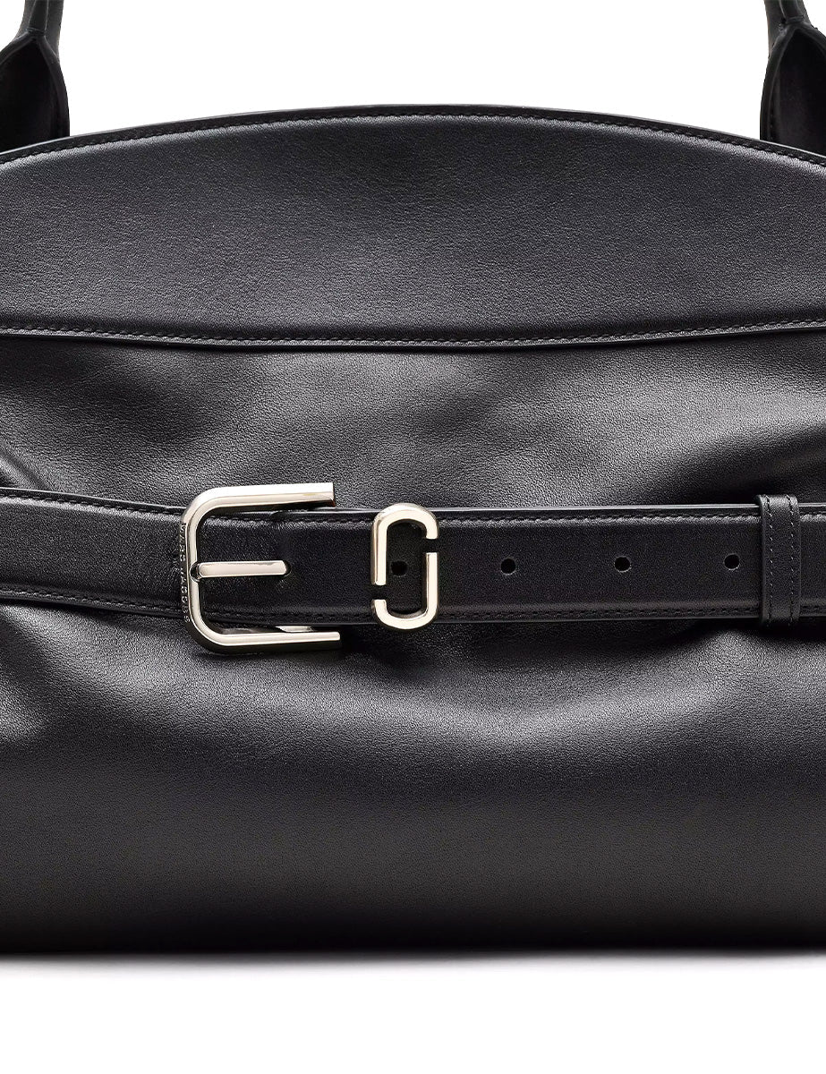satchel bag leather nero - marc jacobs - shopper