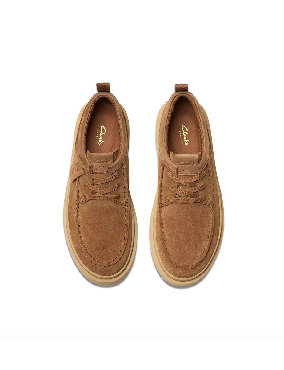 scarpa stringata polden moc cola - clarks - sneaker