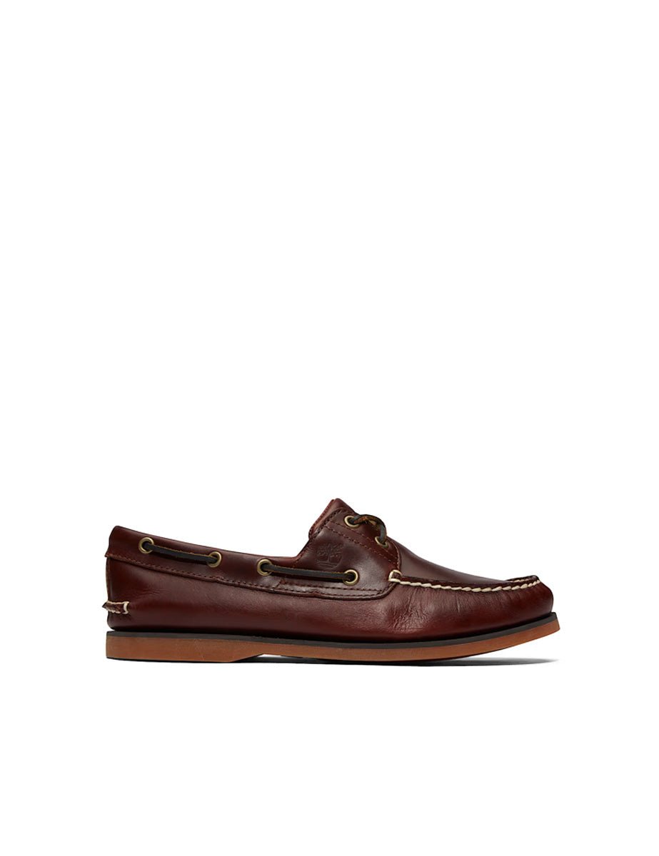 scarpa vela lea classic boat brown - timberland - mocassino