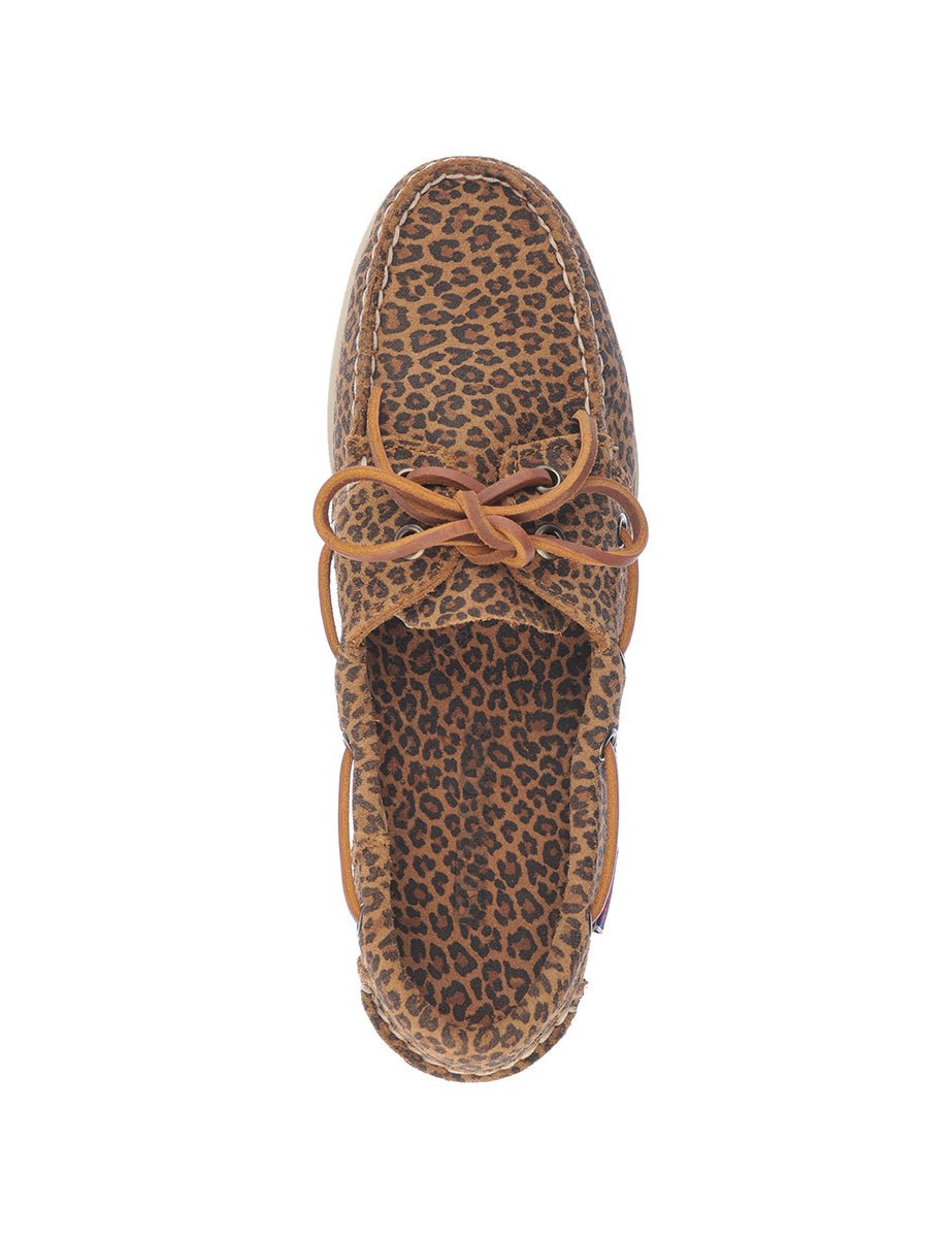 scarpa vela portland leopard - sebago - mocassino