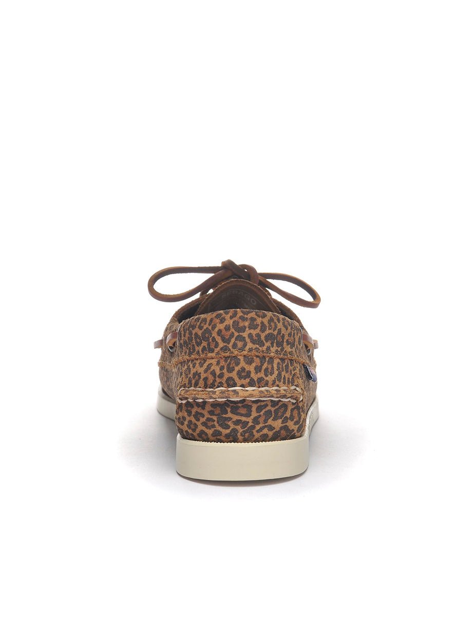 scarpa vela portland leopard - sebago - mocassino