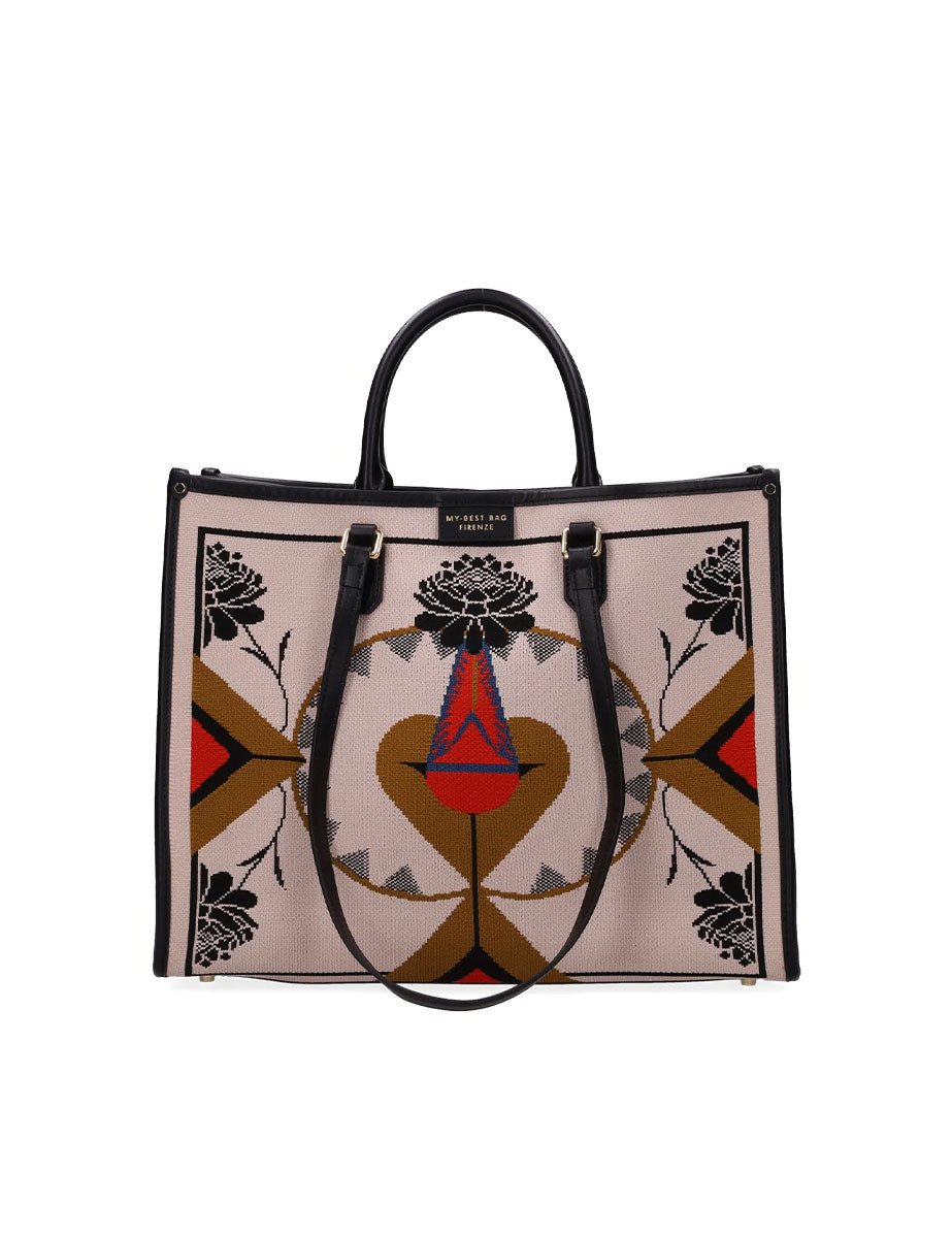 shopper atena grande mirage dalia rosa - my best bag - shopper