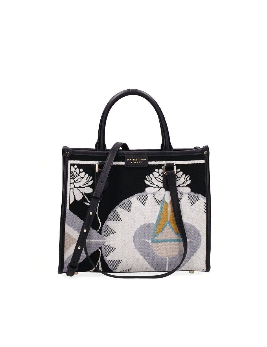 shopper atena piccola mirage dalia nero - my best bag - shopper