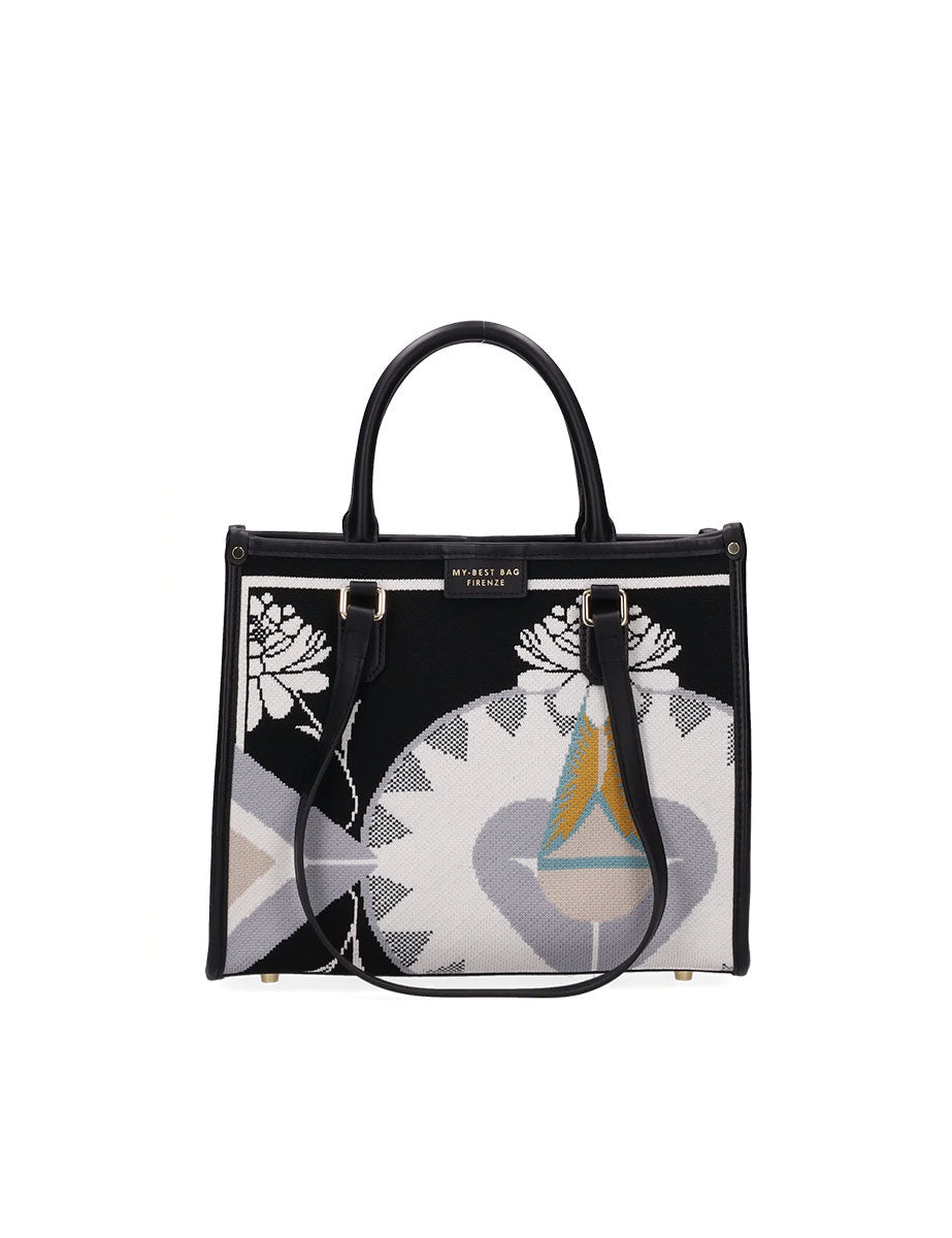 shopper atena piccola mirage dalia nero - my best bag - shopper