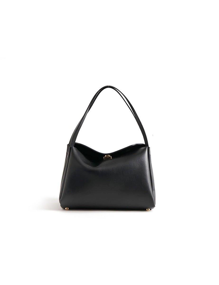 shopper eudora vegan black - the moire - shopper