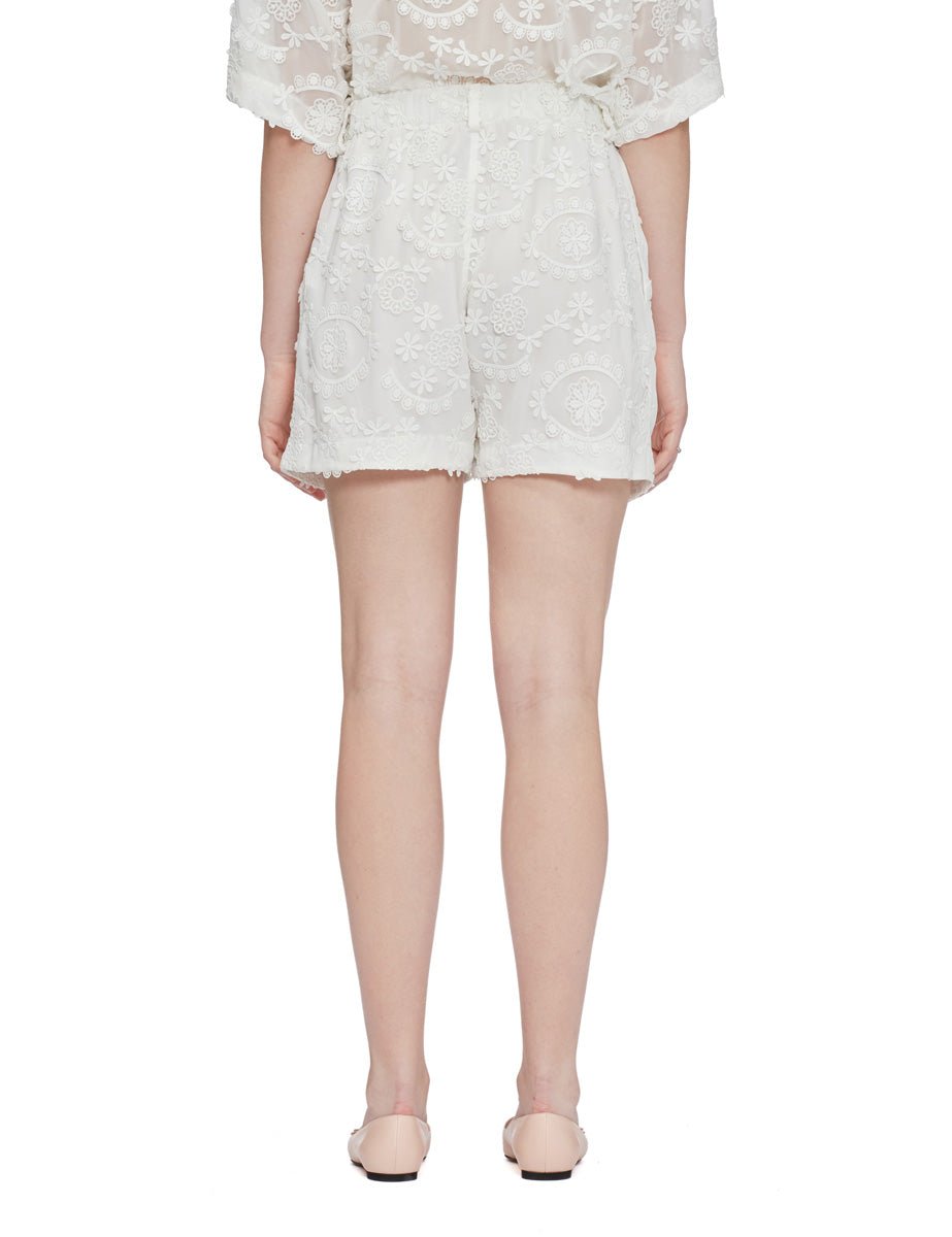 short pizzo panna - n21 alessandro dell'acqua - shorts