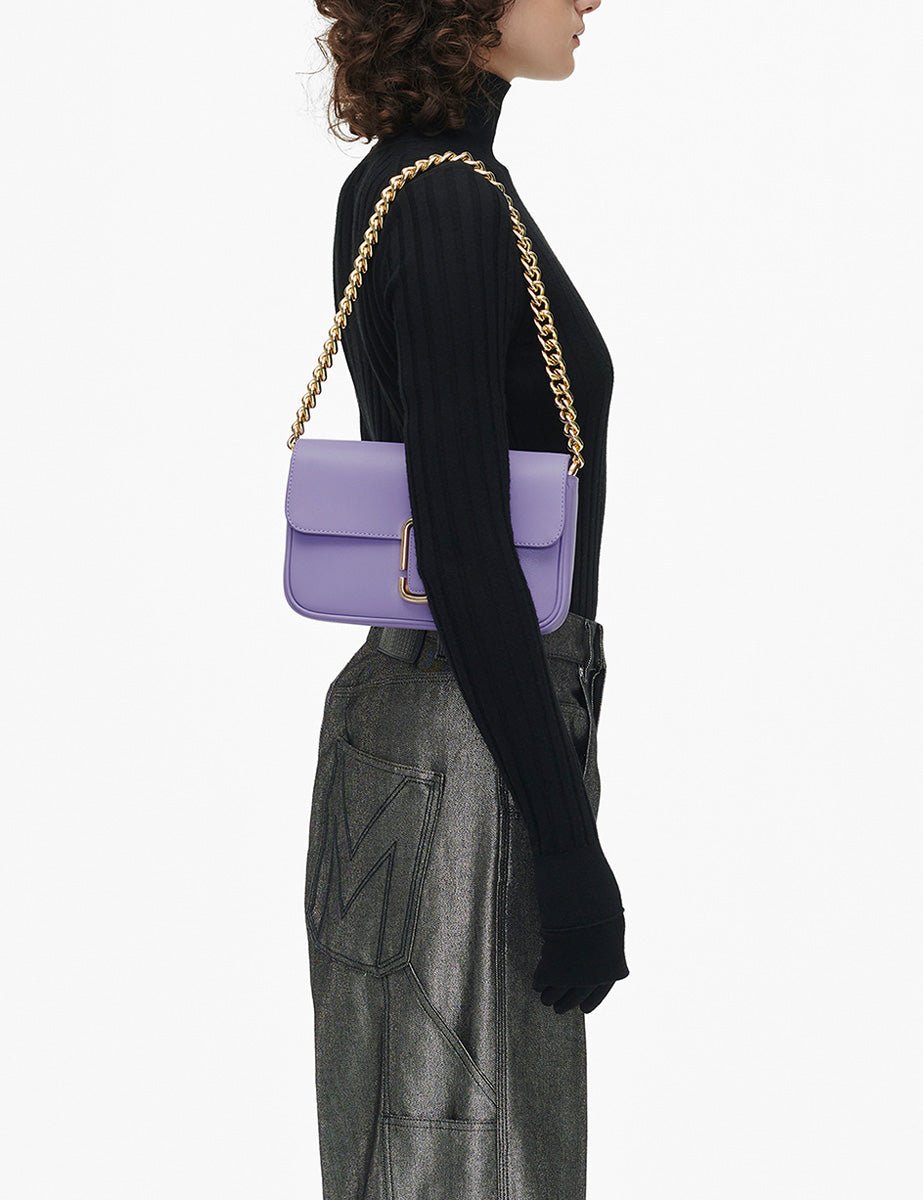 shoulder bag leather lavender - marc jacobs - clutch