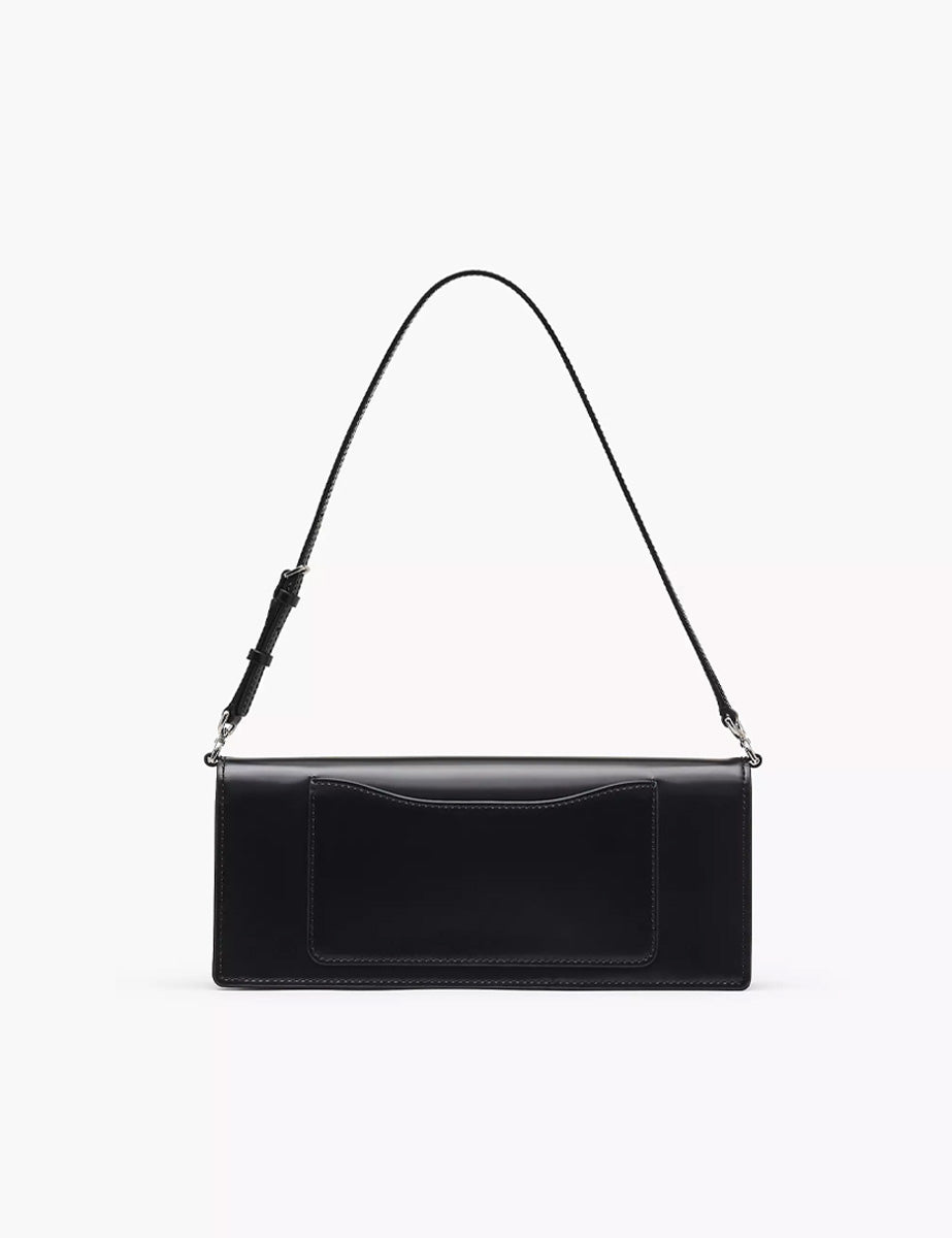 shoulder bag mirror leather nero - marc jacobs - clutch