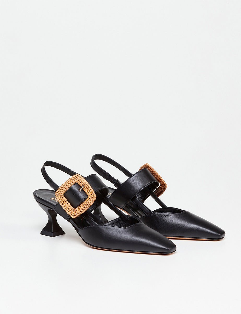 slingback accessorio nero - blufrida - slingback