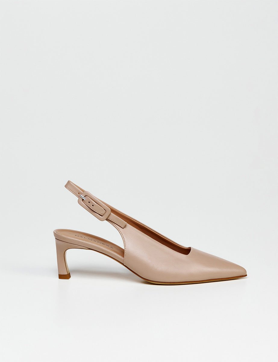 slingback liscia naturale - halmanera - slingback