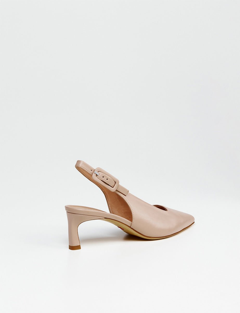 slingback liscia naturale - halmanera - slingback
