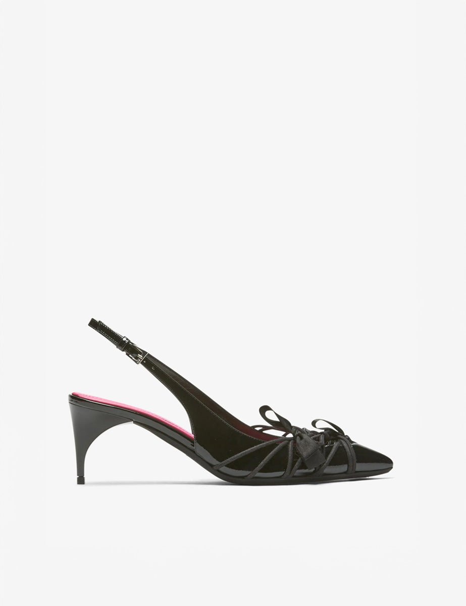 slingback vernice nero - n21 alessandro dell'acqua - slingback