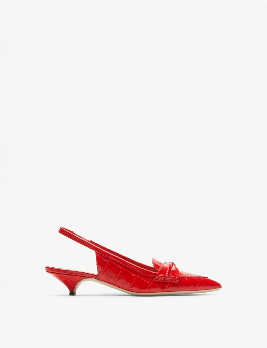 slingback vernice rosso - n21 alessandro dell'acqua - slingback