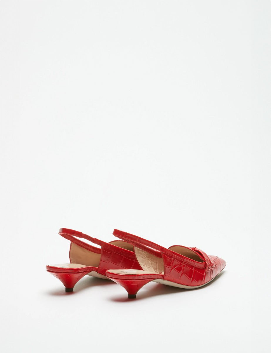 slingback vernice rosso - n21 alessandro dell'acqua - slingback