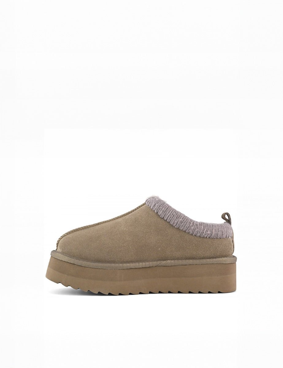 slipper impuntura taupe - colors of california - sabot