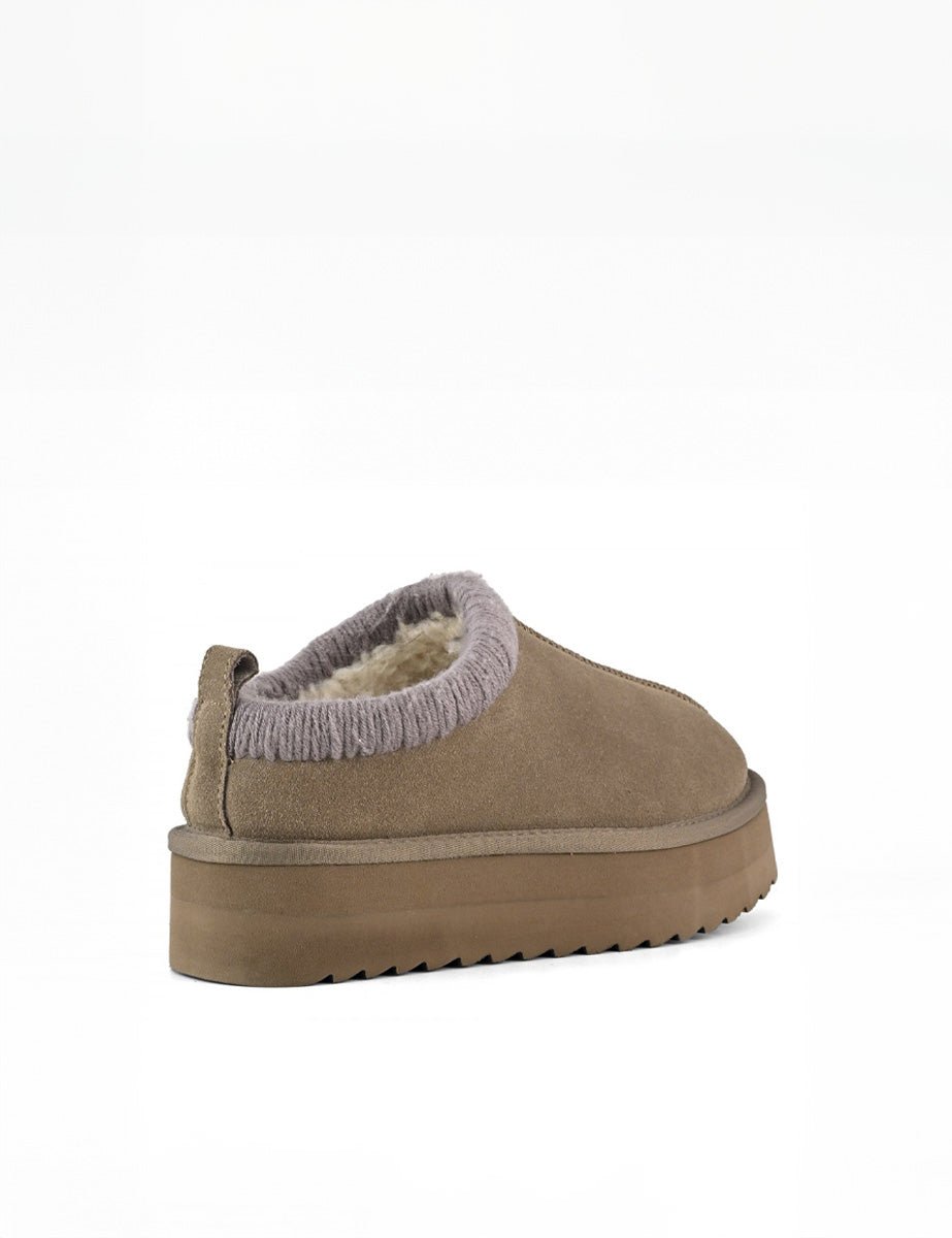 slipper impuntura taupe - colors of california - sabot