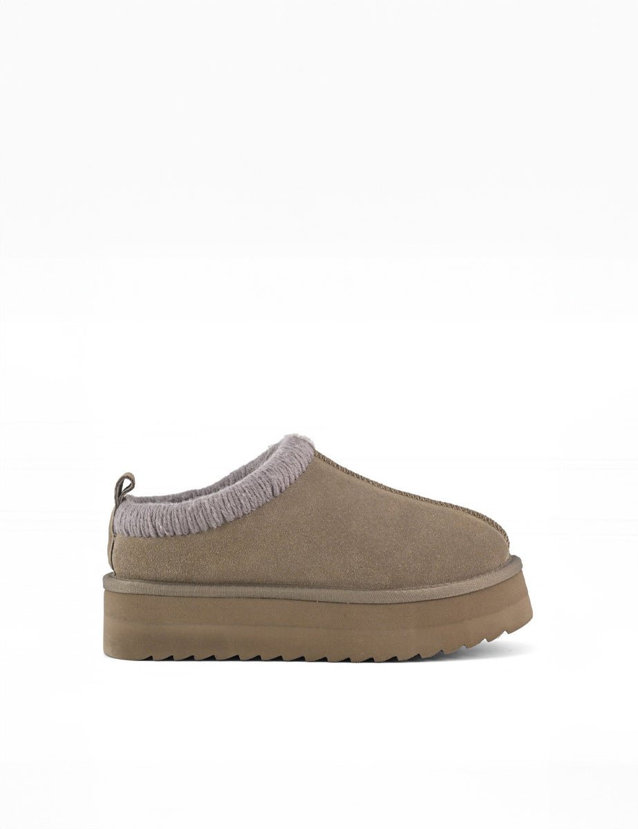 slipper impuntura taupe - colors of california - sabot