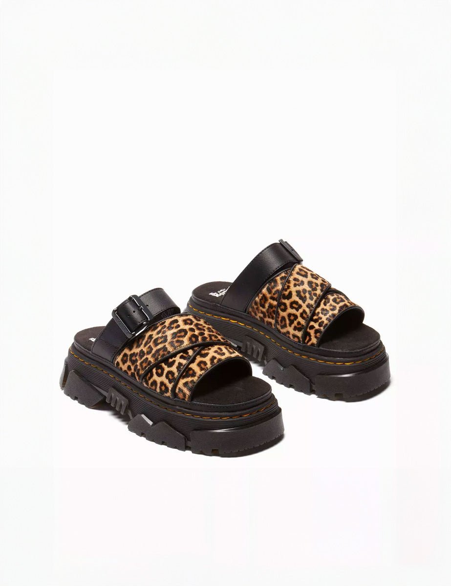 slipper mattison maculata leopard - dr martens - platform