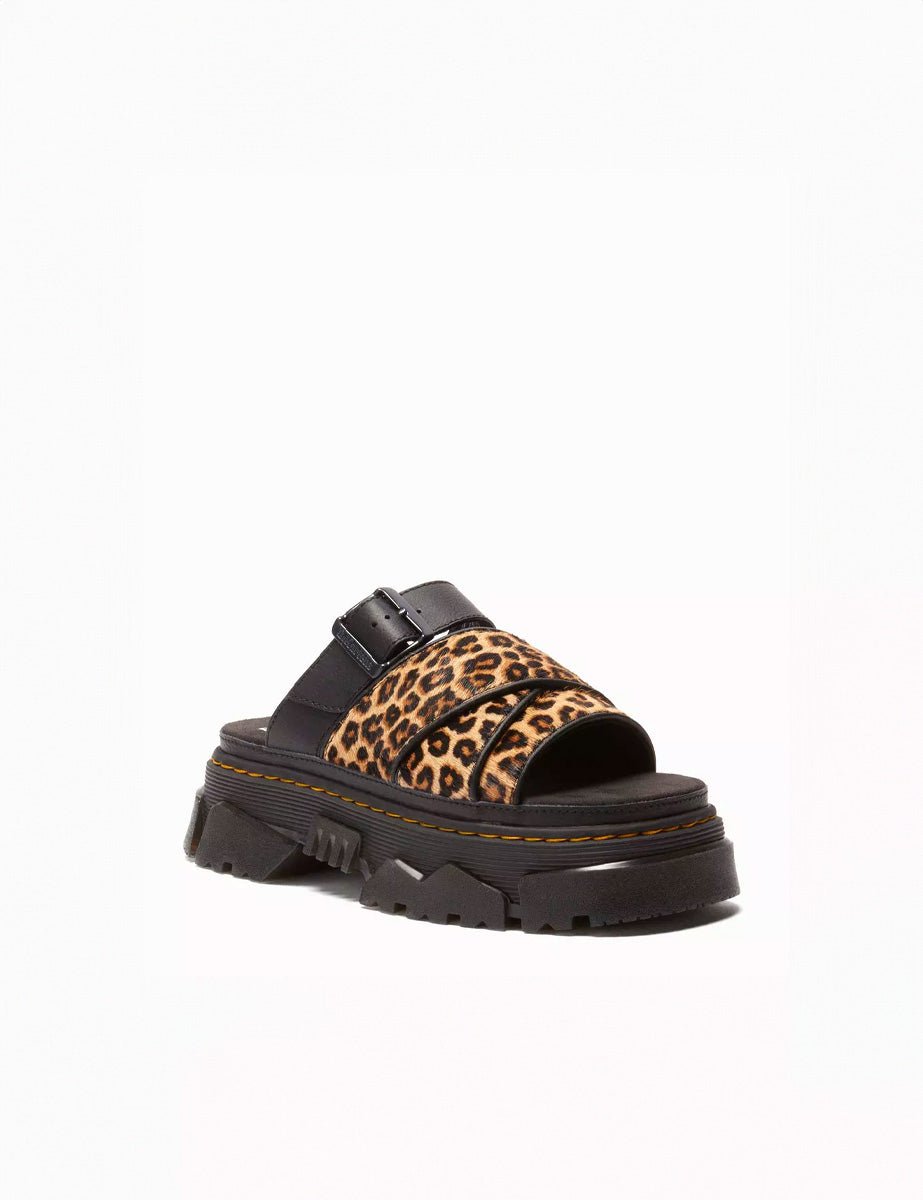 slipper mattison maculata leopard - dr martens - platform