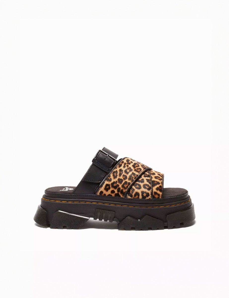 slipper mattison maculata leopard - dr martens - platform