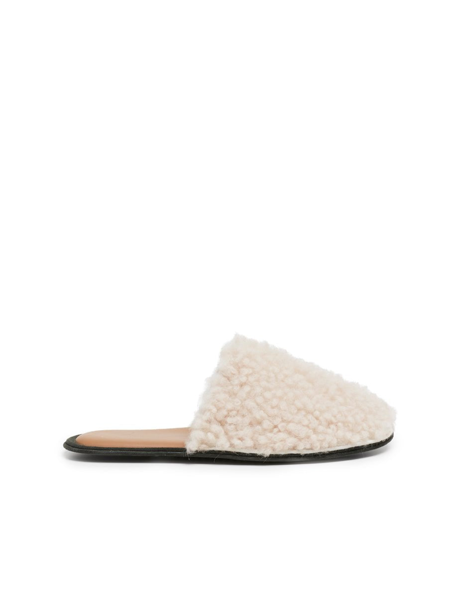 slipper montone panna - jejia - ciabatta