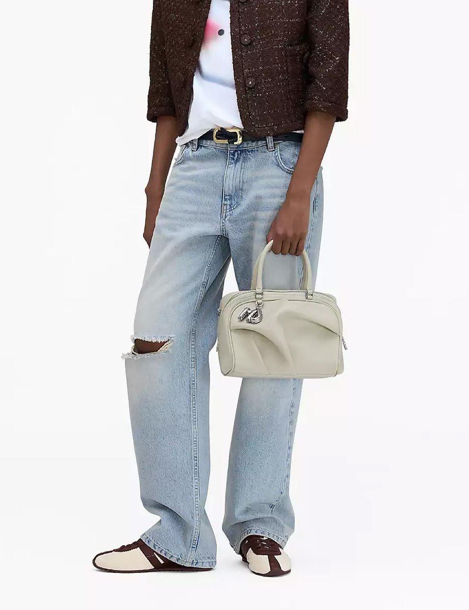 small bauletto bag leather bone - marc jacobs - shopper