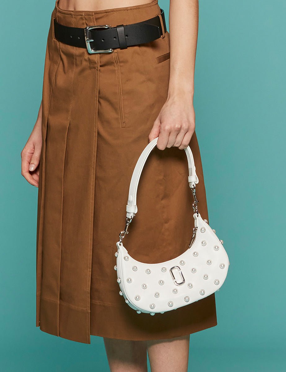 small curve bag bianco - marc jacobs - clutch