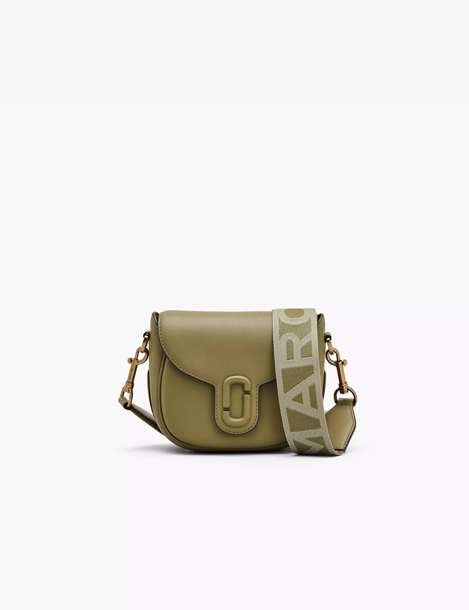 small saddle bag leather light moss - marc jacobs - clutch