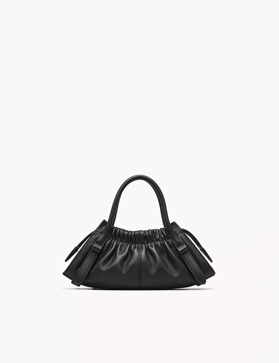 small satchel leather nero - marc jacobs - shopper